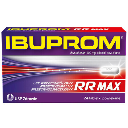 Ibuprom RR Max 400 mg, 24 compresse rivestite con film