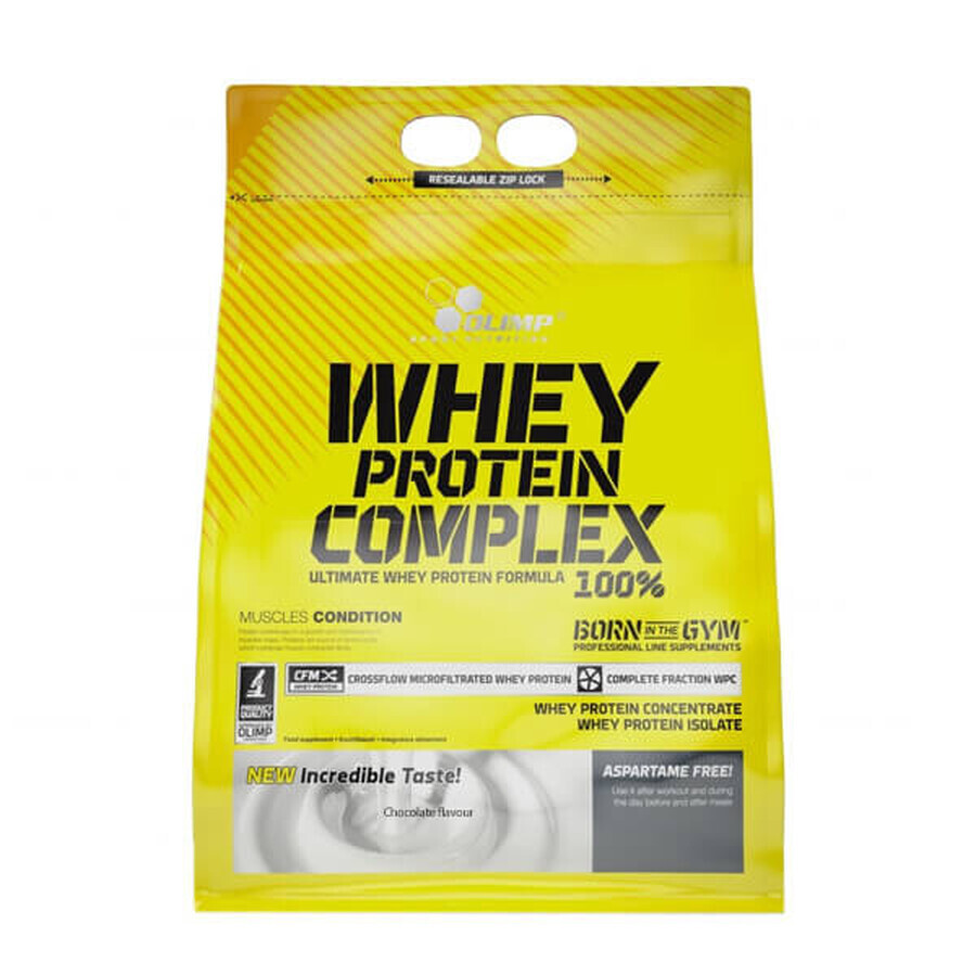 Olimp Whey Protein Complex 100%, chocoladesmaak, 2270 g