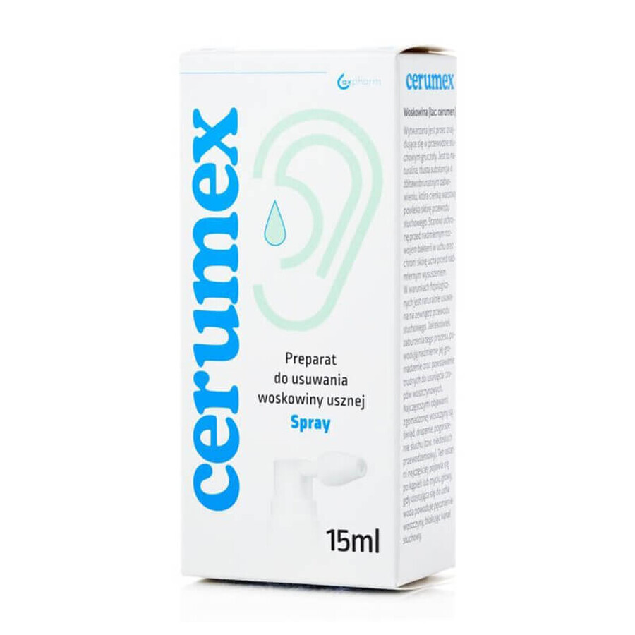 Cerumex, oorsmeerverwijderaar, druppels, 15 ml