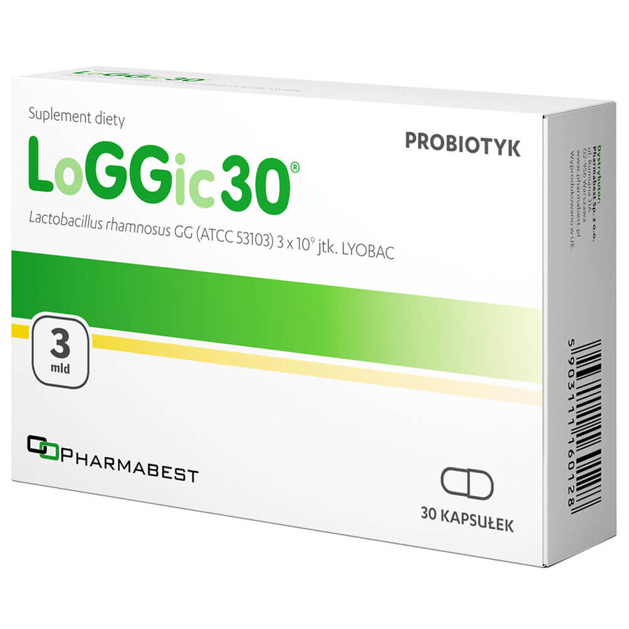 Pharmabest LoGGic30, 30 cápsulas