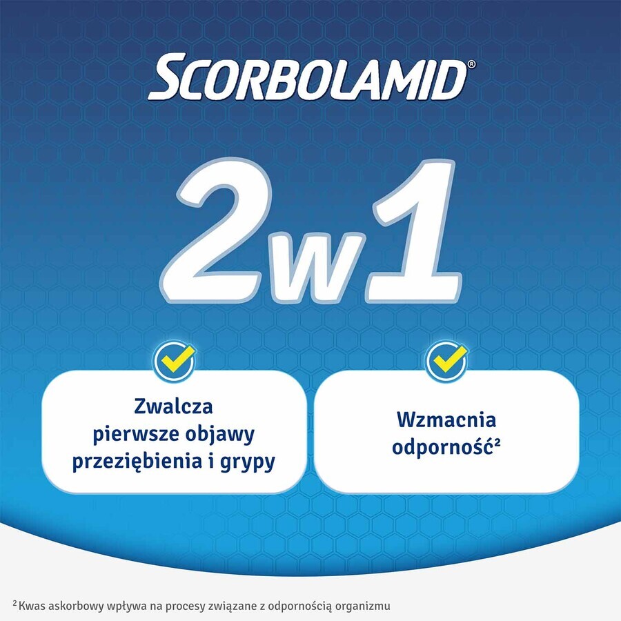 Scorbolamide 300 mg +100 mg + 5 mg, 40 irritated tablets