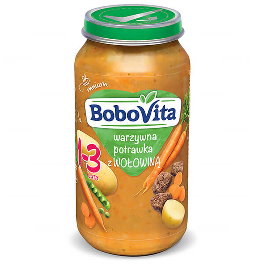 BoboVita Dinner, ragoût de légumes au bœuf, après 12 mois, 250 g