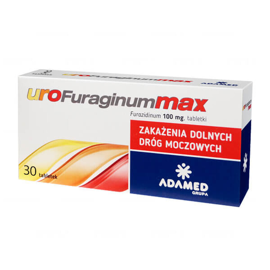 UroFuraginum Max 100 mg, 30 comprimés