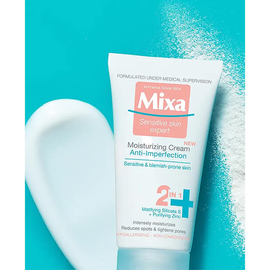 Mixa Anti Imperfection, crème hydratante contre les imperfections, 50 ml