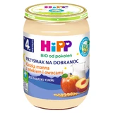 HiPP Gustare la culcare Terci de ovăz cu lapte și fructe Bio, fără zahăr adăugat, după 4 luni, 190 g