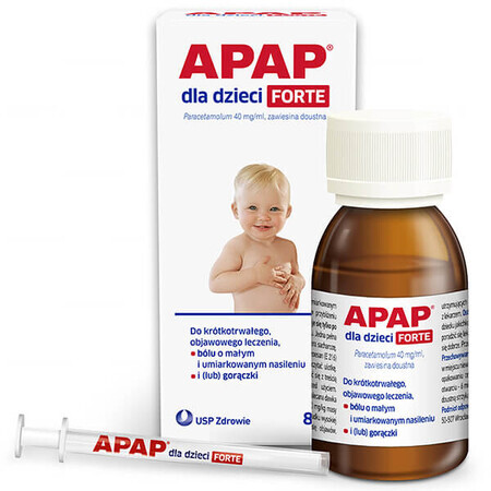 Apap für Kinder Forte 40 mg/ml, Suspension zum Einnehmen, 85 ml