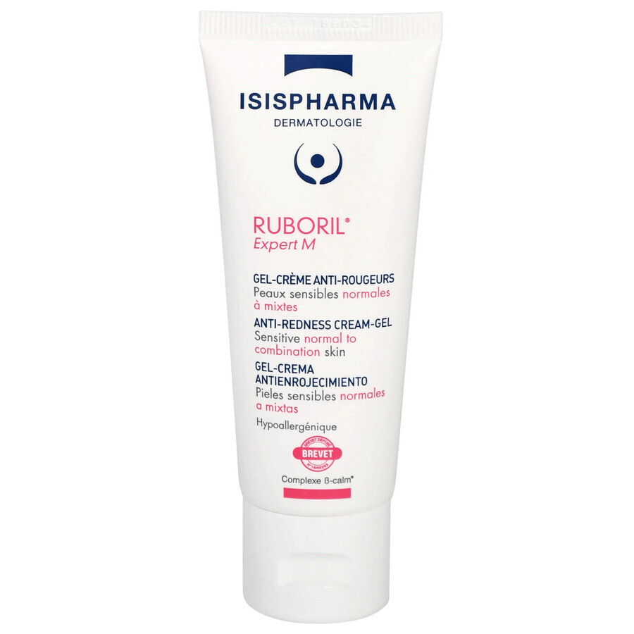 Isispharma Ruboril Expert M, Creme für vaskuläre und zu Rötungen neigende Haut, normale und Mischhaut, 40 ml