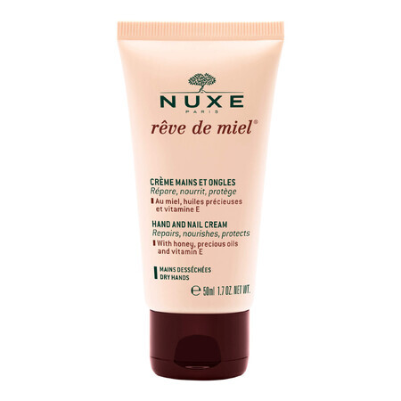 Nuxe Reve de Miel, crema de manos y uñas, 50 ml