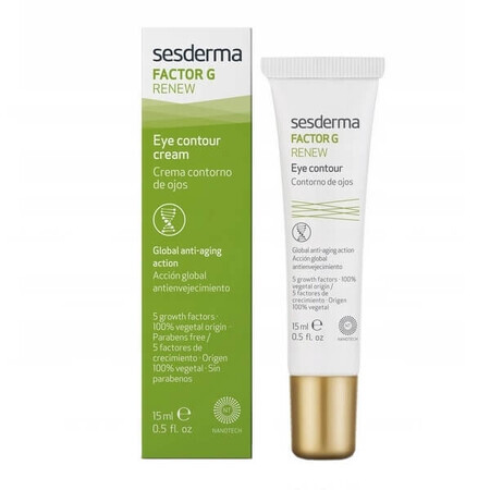 Sesderma Factor G Renew, crema perfezionatrice del contorno occhi, 15 ml