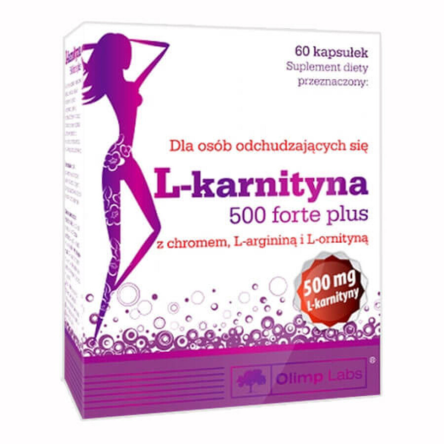 Olimp L-Carnitina 500 Forte Plus, 60 cápsulas