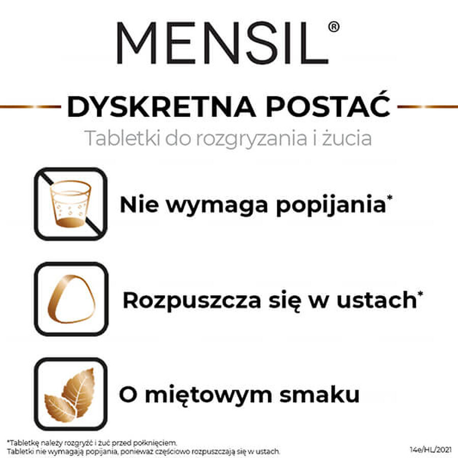 Mensil 25 mg, 2 Kautabletten