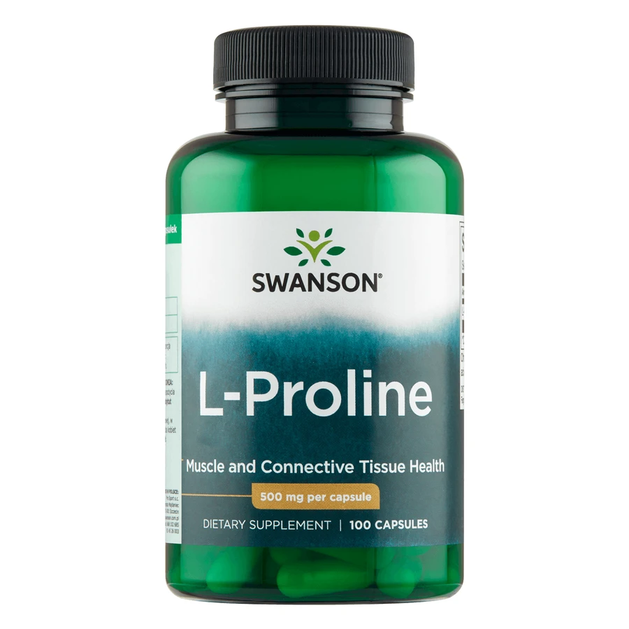 Swanson L-Proline, L-Proline, 100 cápsulas
