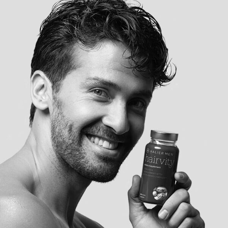 Gardenpharm Halier Men Hairvity, 60 cápsulas