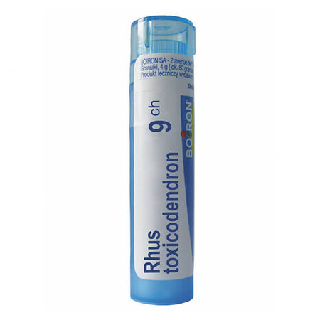 Boiron Rhus Toxicodendron 9 CH, granulés, 4 g