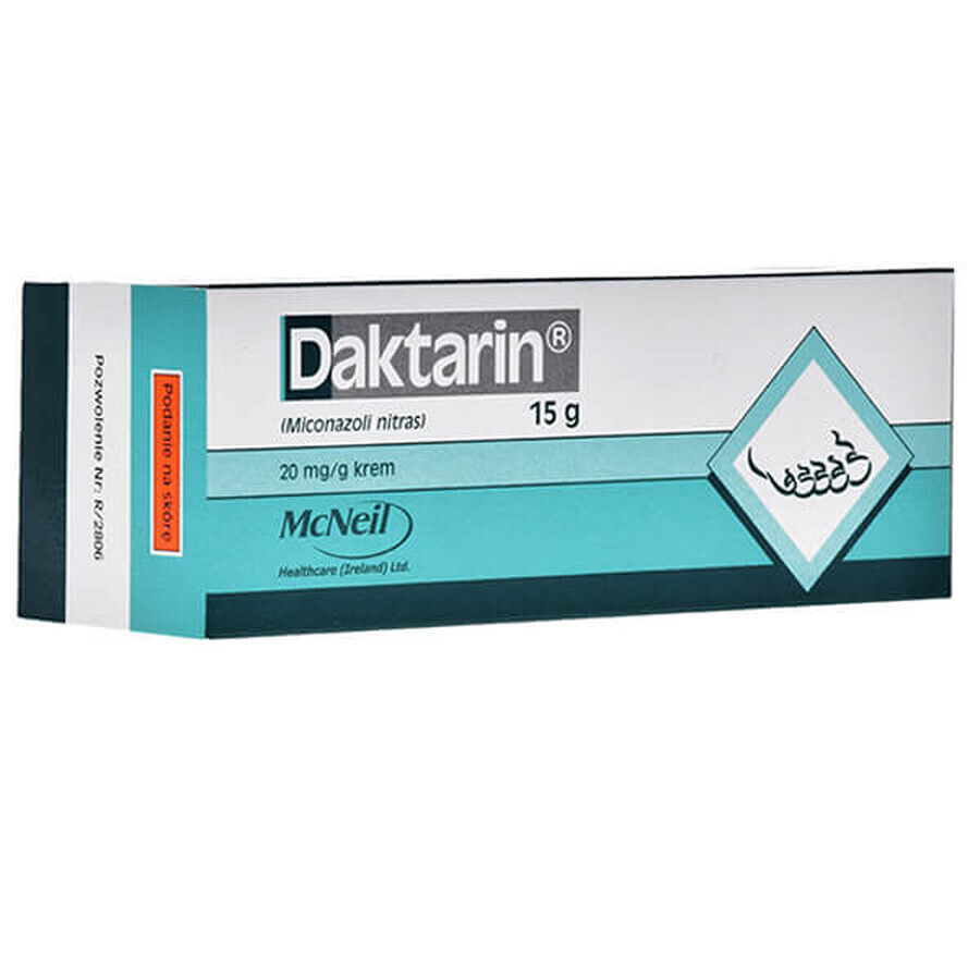 Daktarin 20 mg/g, Creme, 15 g