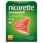 Nicorette Invisipatch 15 mg/16 h, transdermal system, patch, 7 pieces