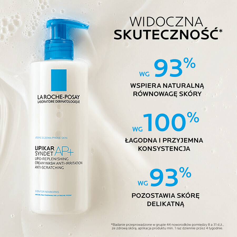 La Roche-Posay Lipikar Syndet AP+ Lipid Replenishing Body Cream From Birth 400ml