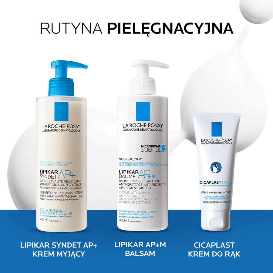 La Roche-Posay Lipikar Syndet AP+ Lipid Replenishing Body Cream From Birth 400ml