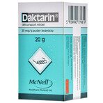 Daktarin 20 mg/ g, polvo medicinal para pulverizar sobre la piel, 20 g