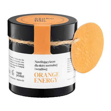 Make Me Bio Orange Energy, hydraterende crème voor de normale en gevoelige huid, 60 ml