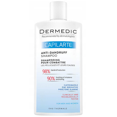 Dermedic Capilarte, Shampoo zur Bekämpfung von Schuppen und deren Ursachen, 300 ml