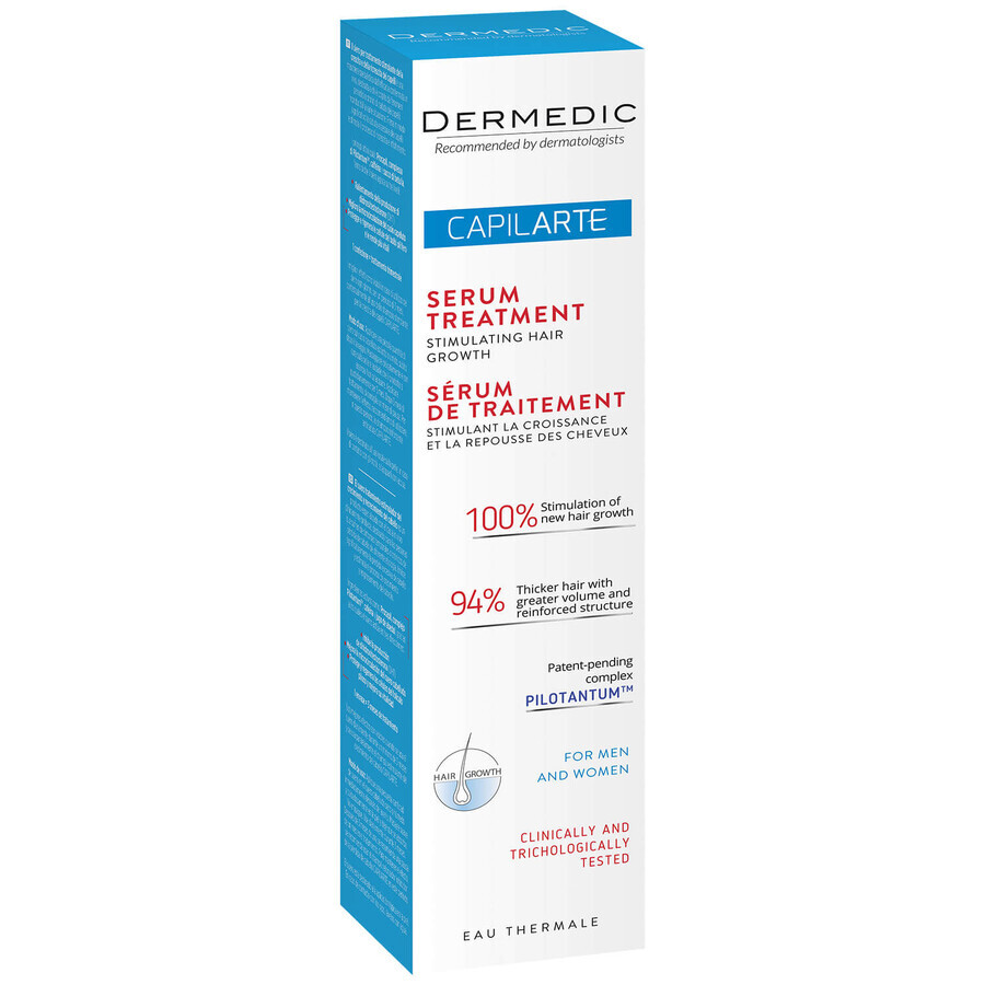 Dermedic Capilarte, suero tratamiento estimulante del crecimiento del cabello, para hombres y mujeres, 150 ml