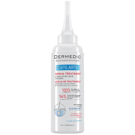 Dermedic Capilarte, suero tratamiento estimulante del crecimiento del cabello, para hombres y mujeres, 150 ml