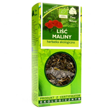 Daryl Natury Hoja de frambuesa, té ecológico, 25 g