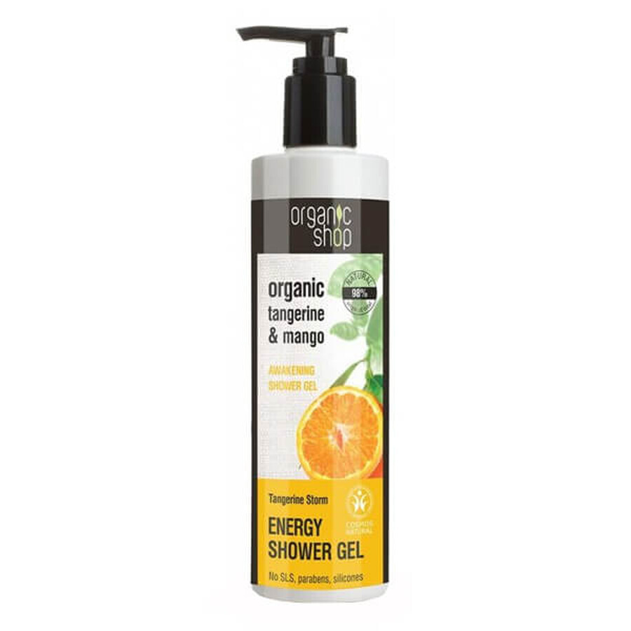 Organic Shop, gel de duș revigorant, Mandarin Storm, 280 ml