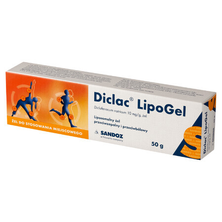 Diclac LipoGel 10 mg/ g, gel, 50 g