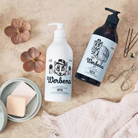 Yope Werbena, jabón de manos líquido natural, recambio, 500 ml