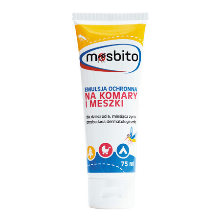 Mosbito Baby, emulsione repellente per zanzare e insetti per bambini a partire dai 6 mesi di età, 75 ml