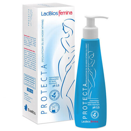 Lacibios Femina Protecta, gel especialista en higiene íntima, 150 ml