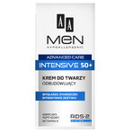 AA Men Intensive 50+, crema facial reconstructora, 50 ml