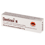 Dentinox N (150 mg + 3.4 mg + 3.2 mg)/g, gel for application to the gums, 10 g