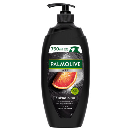 Palmolive Men, gel de ducha 3 en 1, Energizante, 750 ml