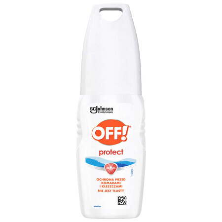 OFF! Protect, protecție împotriva țânțarilor și căpușelor, atomizor, DEET 7%, 100 ml