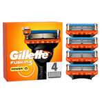 Gillette Fusion 5 Power, cartucce di ricambio, 4 pezzi