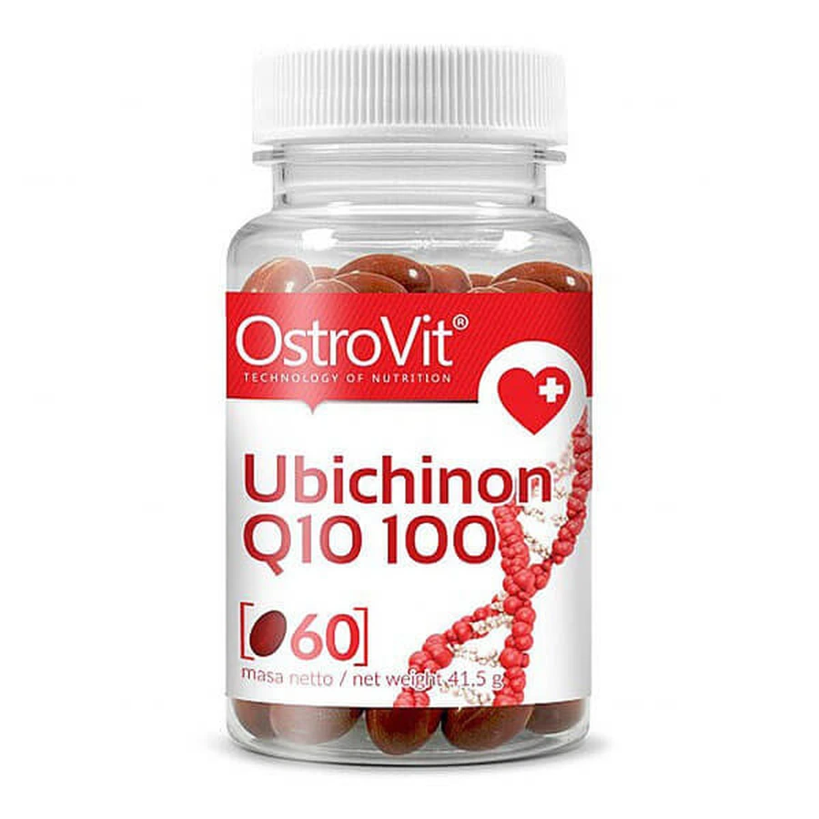 OstroVit, Ubiquinona Q10 100 mg, Coenzima Q10, 60 cápsulas