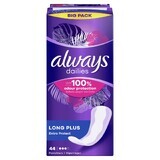 Always Dailies Extra Protect, toallas sanitarias, Long Plus, 44 piezas