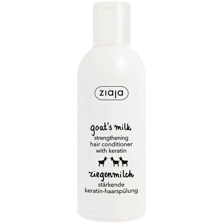 Haarversterkende conditioner met geitenmelk en keratine, 200 ml, Ziaja