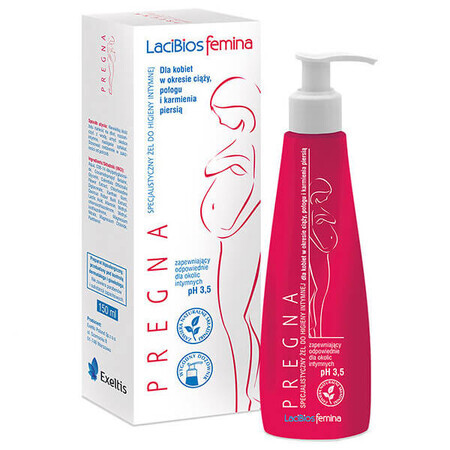 Lacibios Femina Pregna, gel especialista en higiene íntima, 150 ml