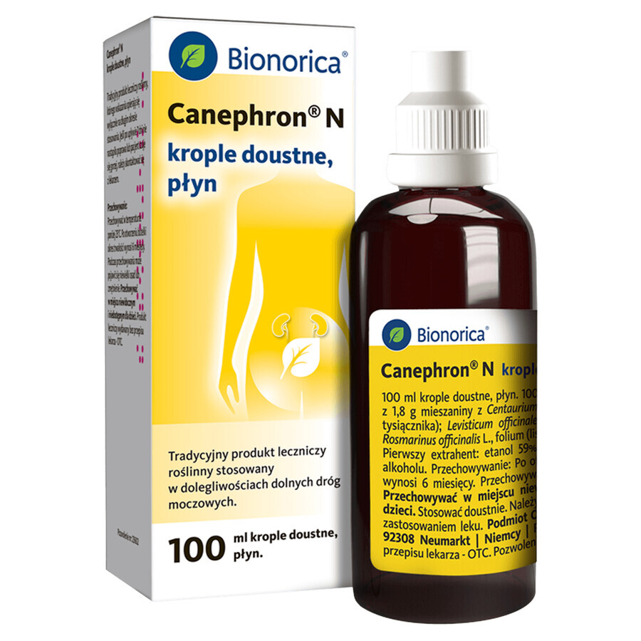 Canephron N, 1 ml/ml, gotas orales, líquido, 100 ml