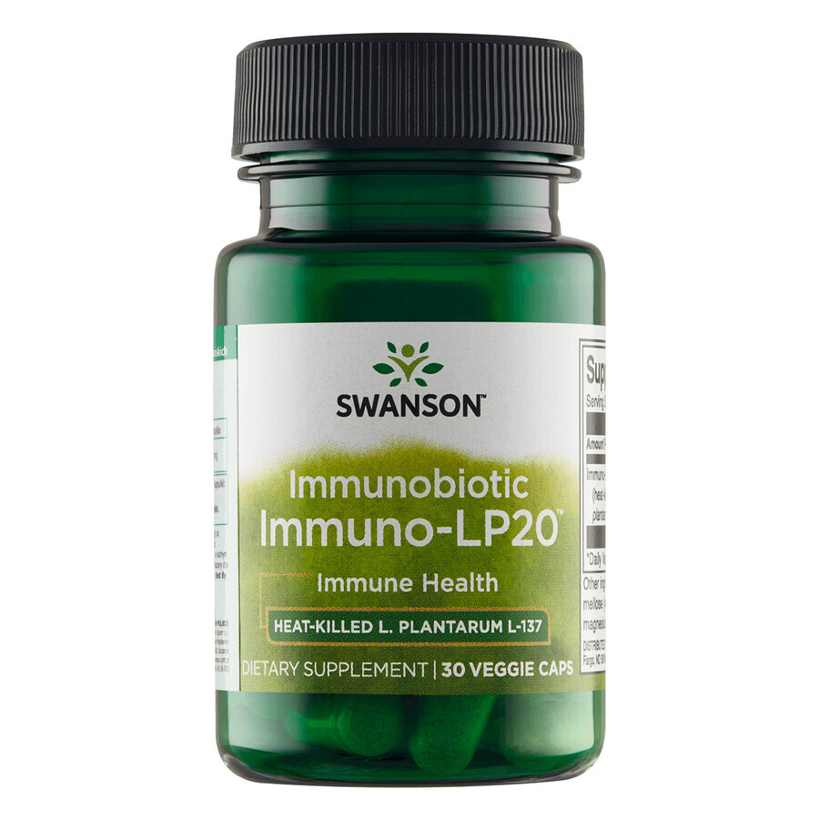 Swanson Immunobiotic Immuno-LP20, 30 cápsulas vegetales