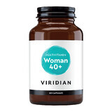 Viridian Woman 40+ Multi, multivitamínico para mujeres, 60 cápsulas