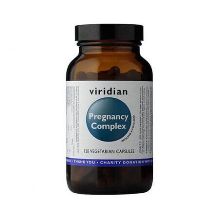 Viridian Embarazo Complex, complejo para mujeres embarazadas, 120 cápsulas