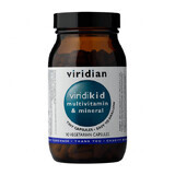 Viridian Viridikid Multivitamin & Mineral, vitaminas y minerales para niños, 90 cápsulas