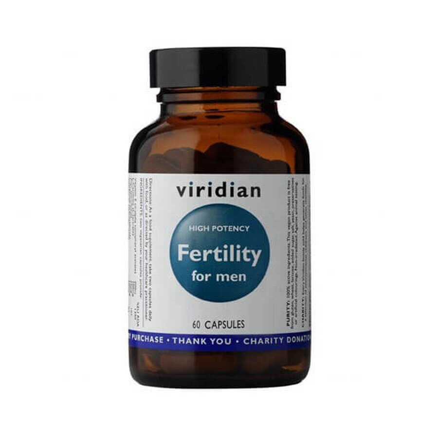 Viridian Vruchtbaarheid Voor Mannen, 60 capsules