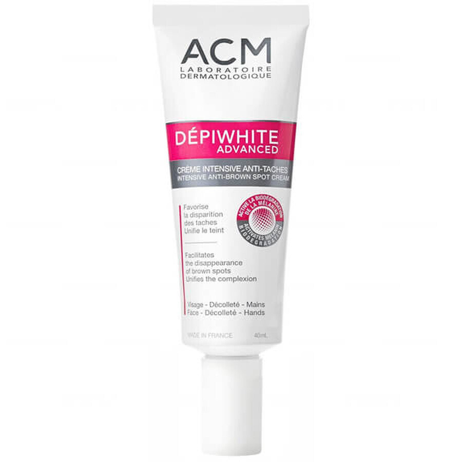 ACM Depiwhite Advanced, crema depigmentante, pelle con discromie, 40 ml