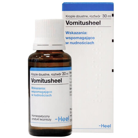 Heel Vomitusheel, gotas orales, solución, 30 ml